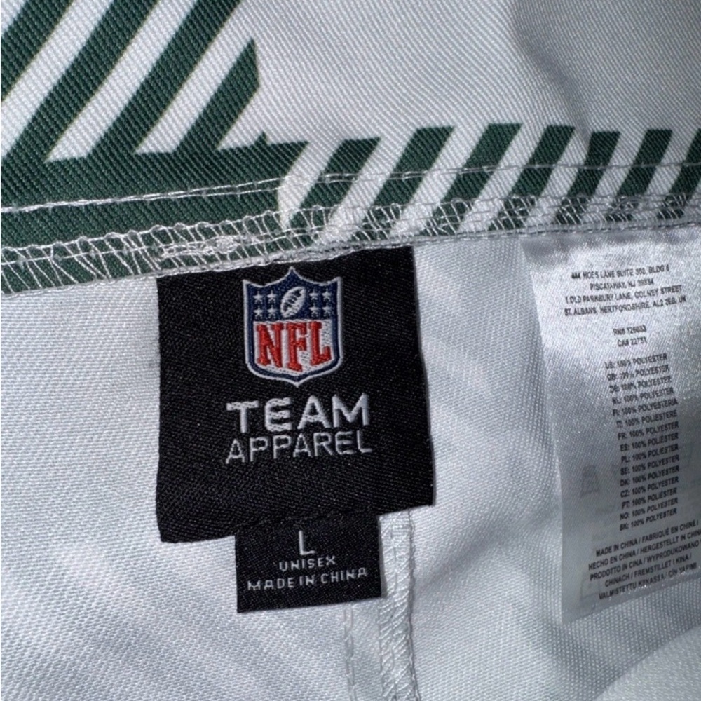 New York Jets Overalls Plaid Bib Men’s Large FOCO NFL Football New With Tags - Picture 9 of 9